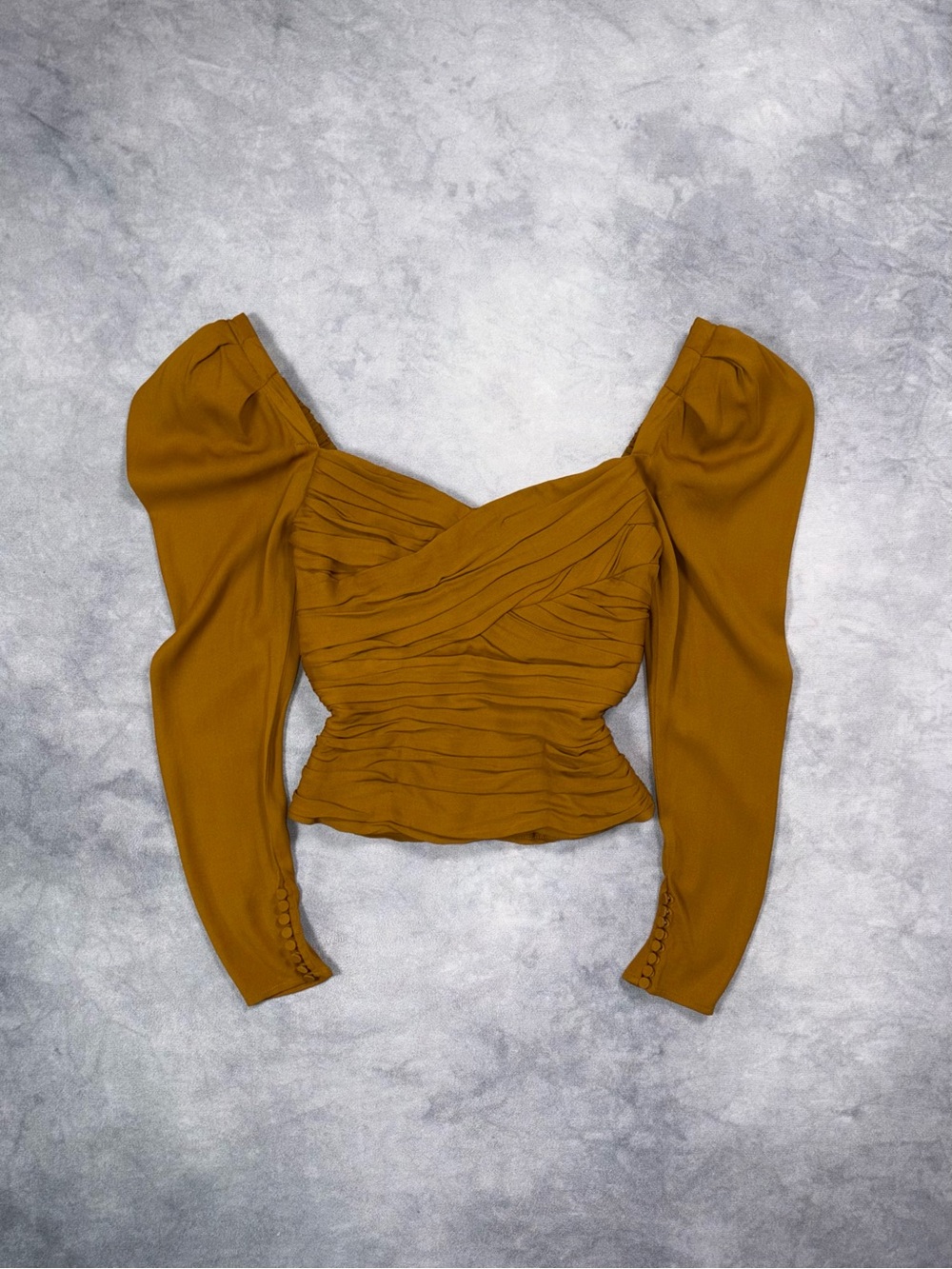 SELF PORTRAIT Crepe Y2K Luxury Casual Corset Style Top RRP500$+ - Picture 4 of 16